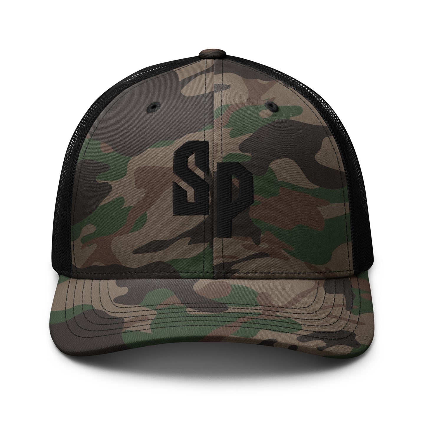 Camo/Black "SP" Trucker Hat