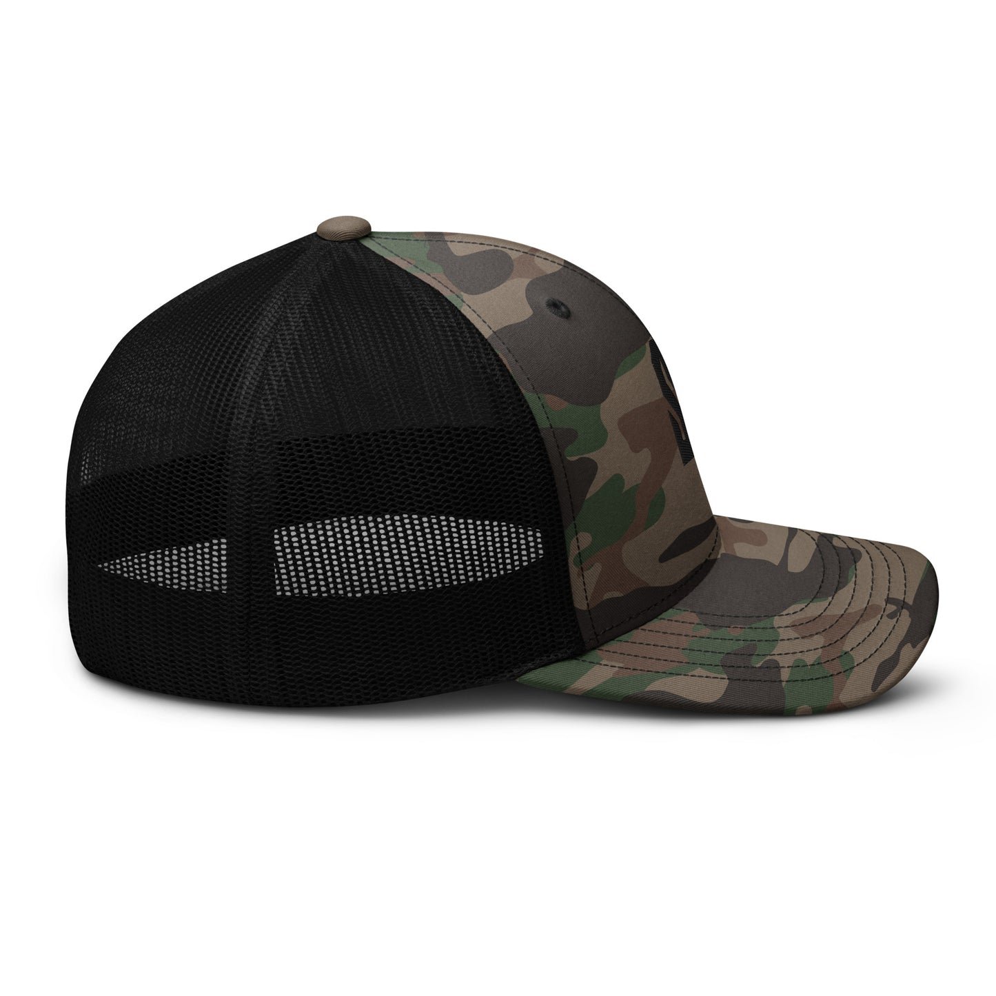 Camo/Black "SP" Trucker Hat