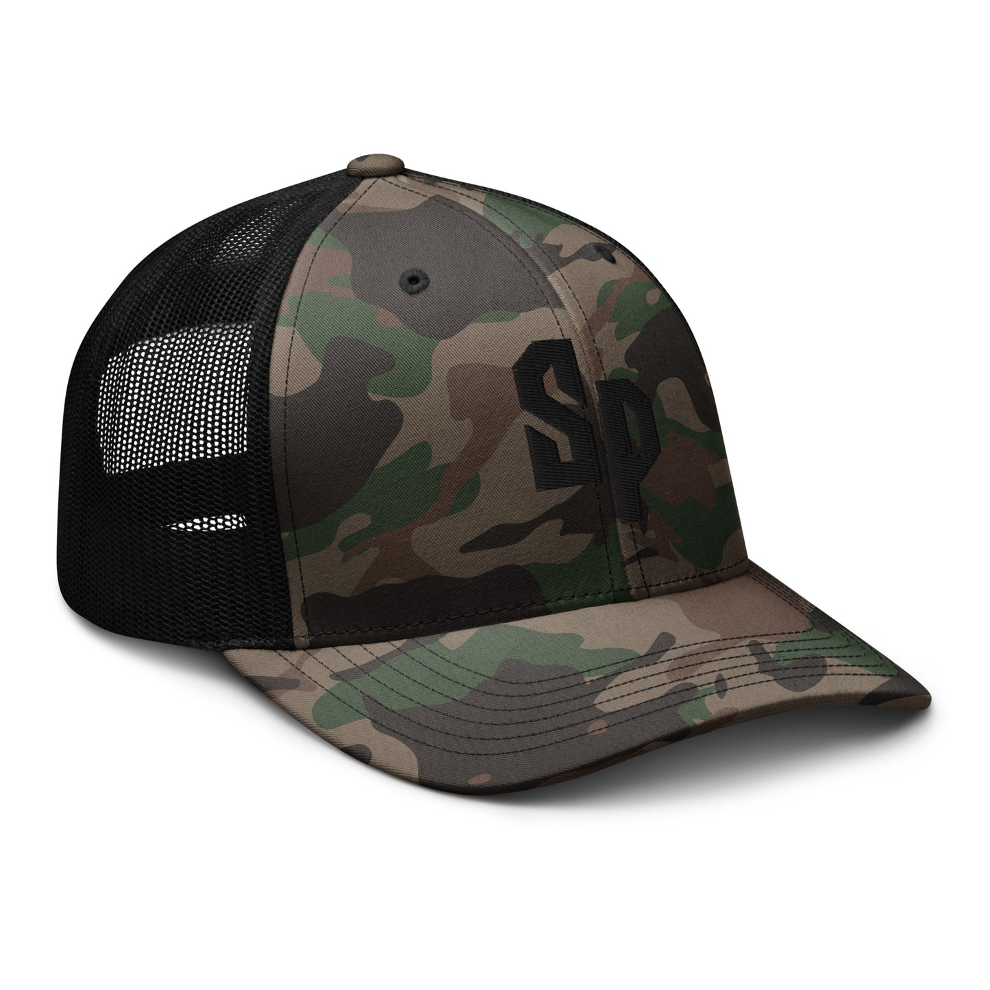 Camo/Black "SP" Trucker Hat