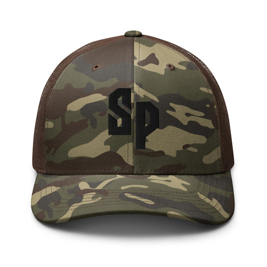 Camo/Brown "SP" Trucker Hat