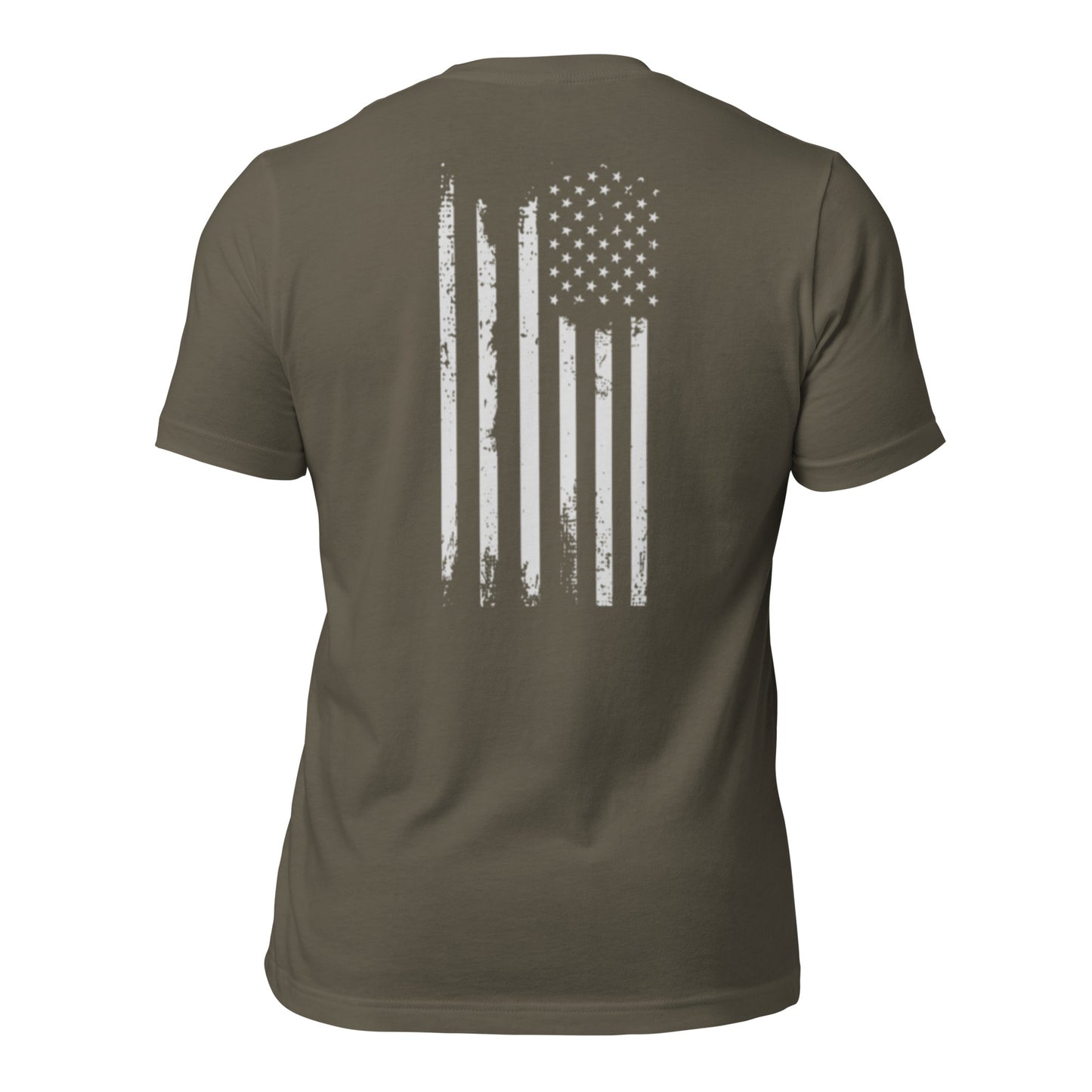 Men's Classic "White American Flag" Tee